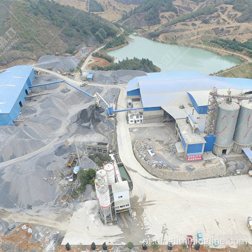 Linha de processamento de pedra de 500 TPH com alta capacidade